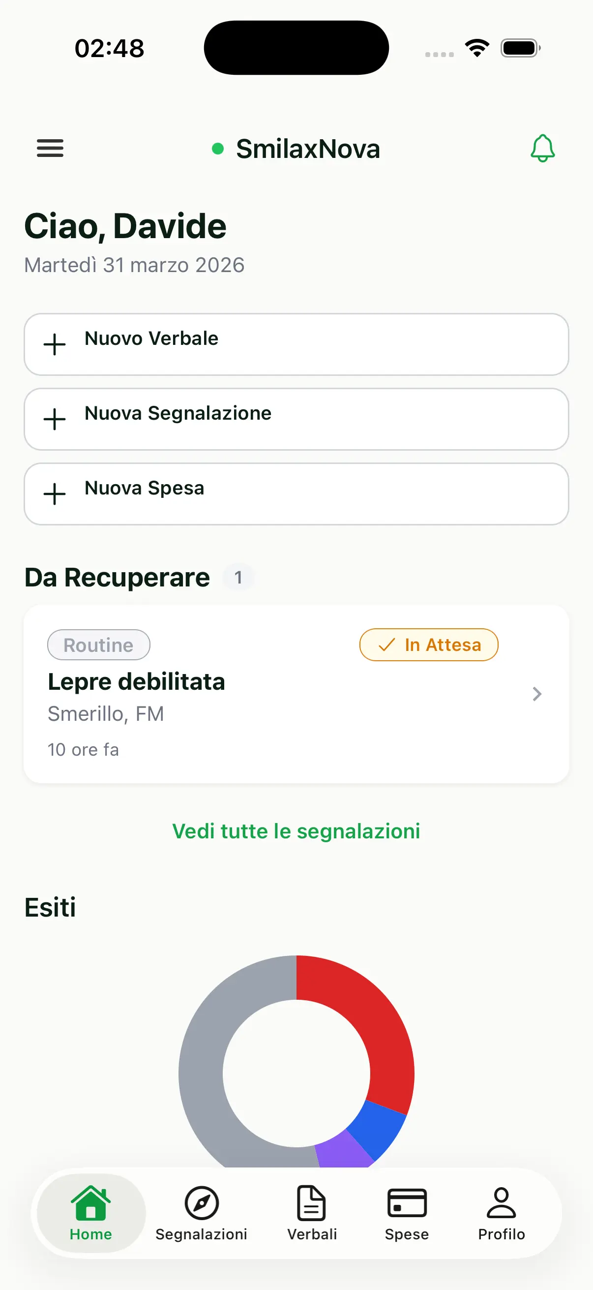 CRAS Connect — Missioni sul campo